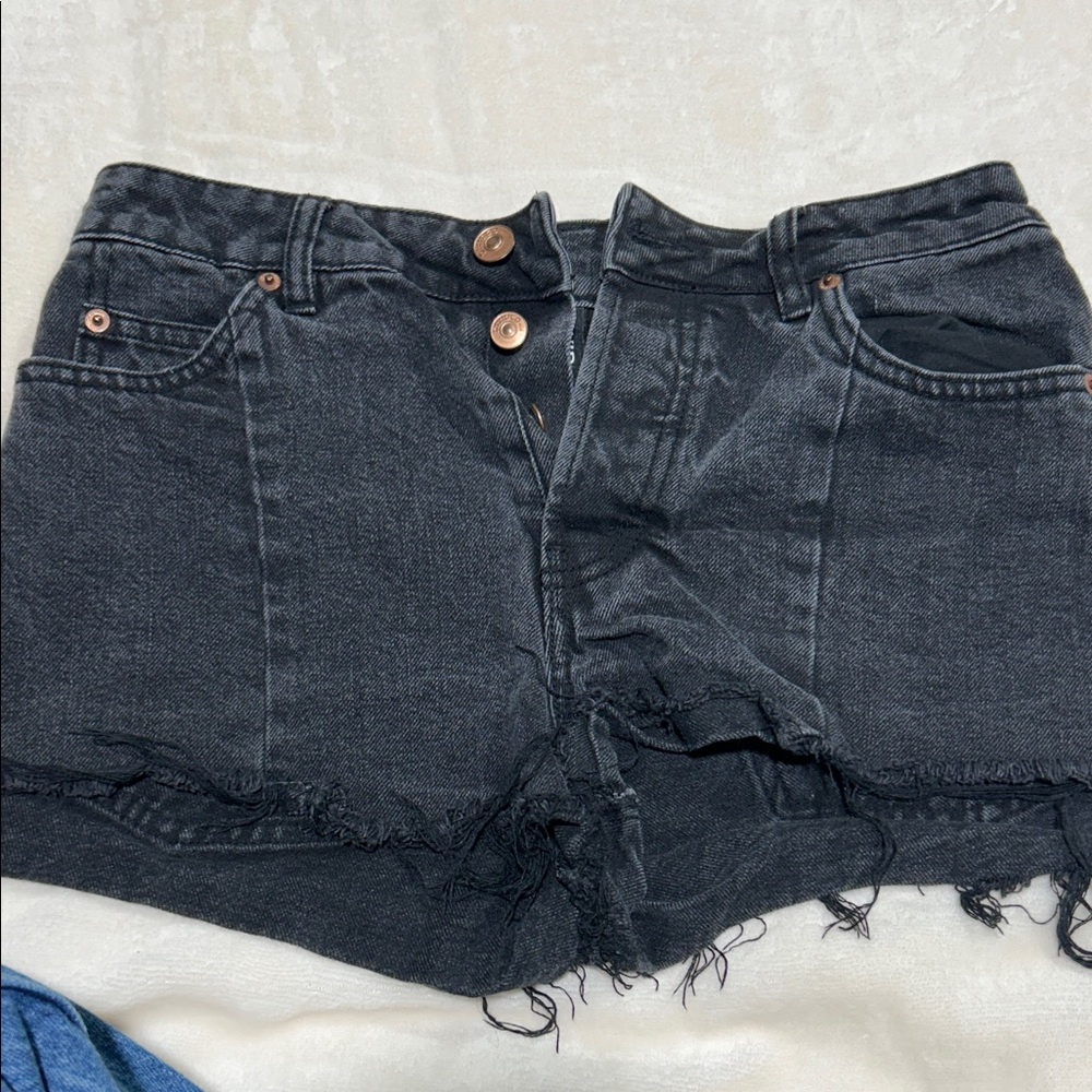 H&M Charcoal Jean Shorts